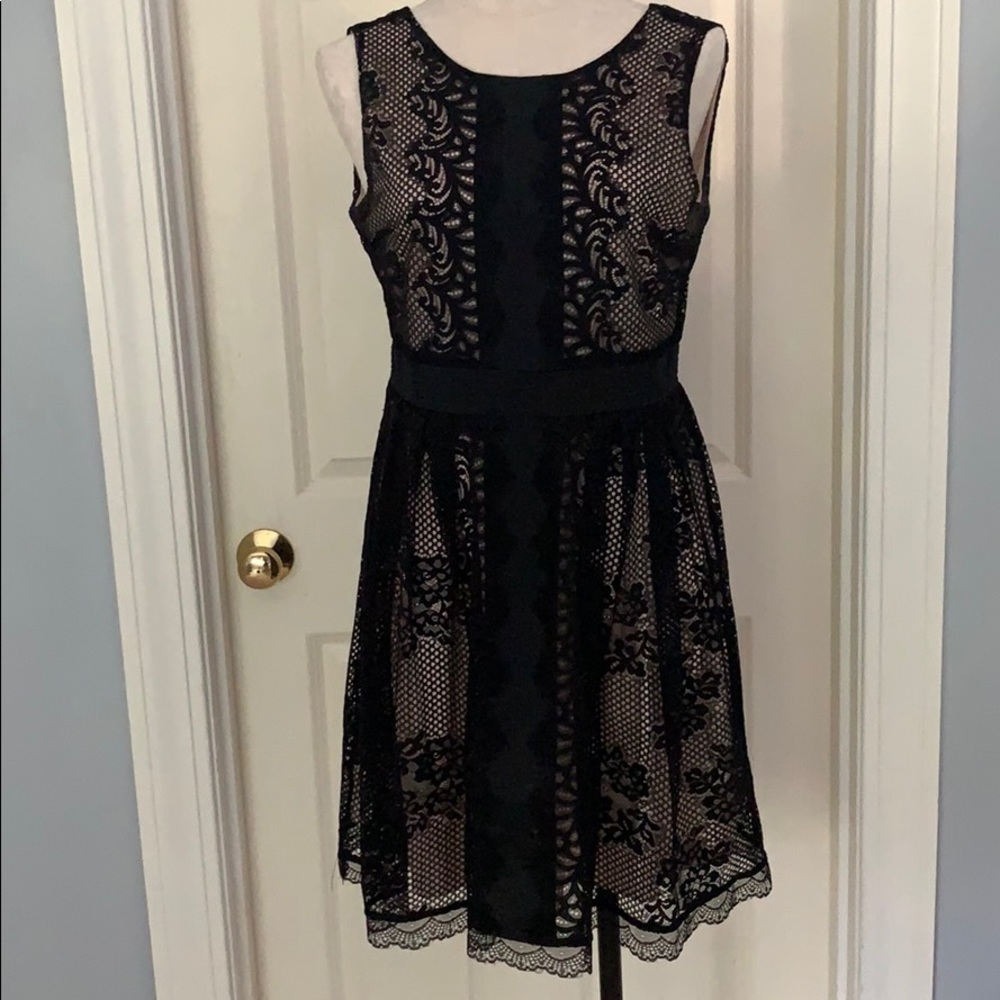 Formal black dress from Francesca’s.